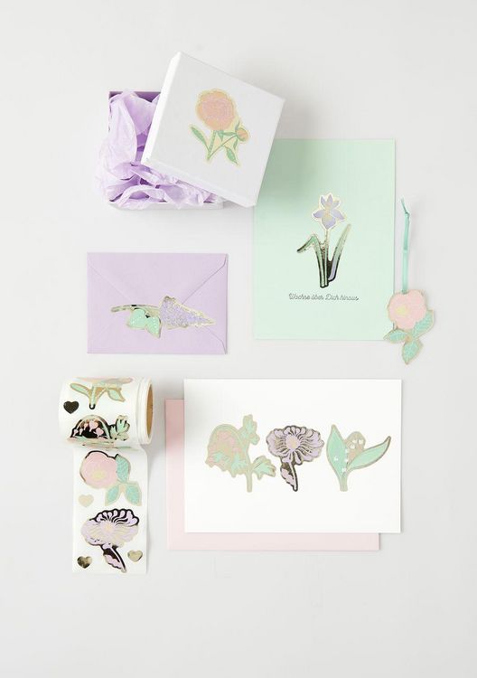 Produktbild: Sticker The Sky is the Limit, Blumen , 100 Stk/Rolle