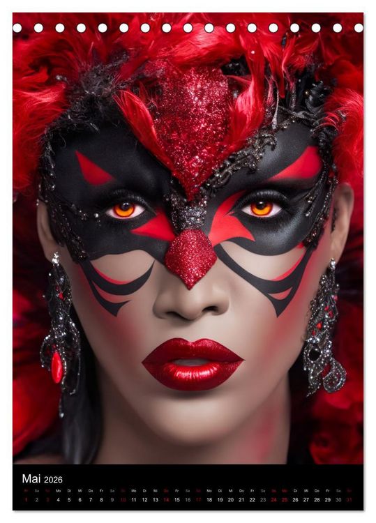 Produktbild: Drag Queens im Rampenlicht (Tischkalender 2026 DIN A5 hoch), CALVENDO Monatskalender