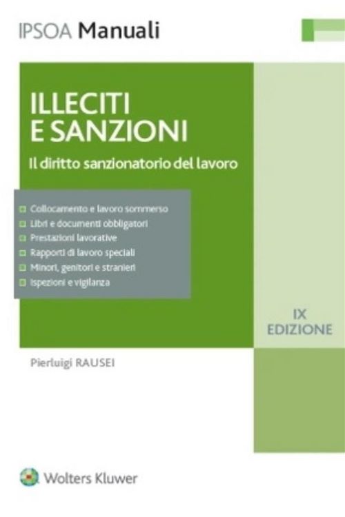 Produktbild: Illeciti e sanzioni - Il diritto sanzionatorio del lavoro