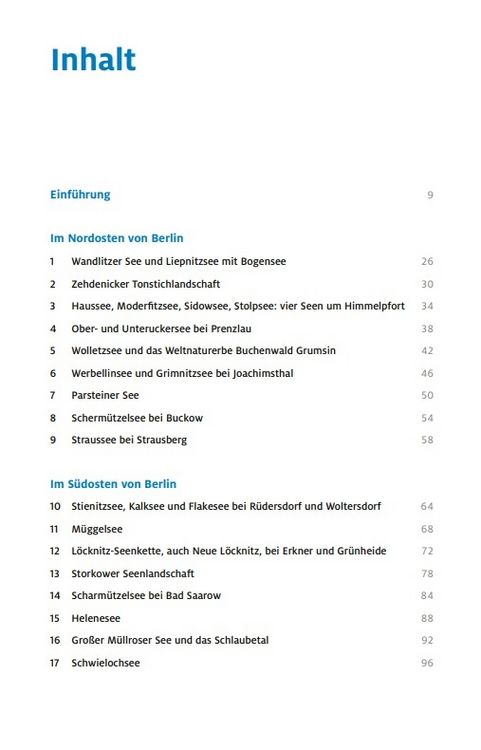 Produktbild: Die sch&ouml;nsten Seen in Brandenburg