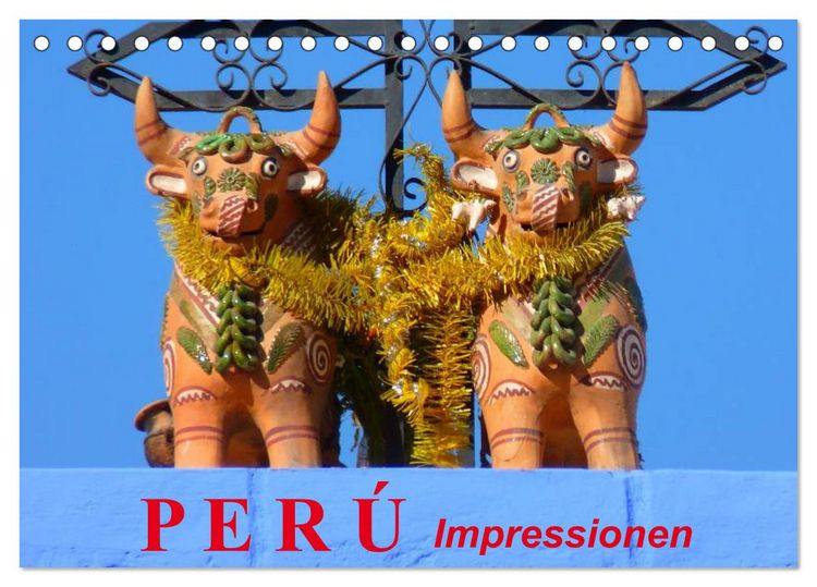 Produktbild: Per&uacute;. Impressionen (Tischkalender 2026 DIN A5 quer), CALVENDO Monatskalender