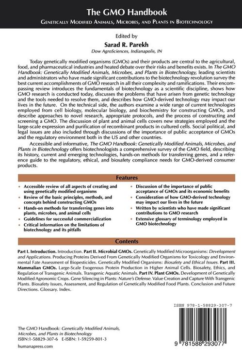 Produktbild: The GMO Handbook