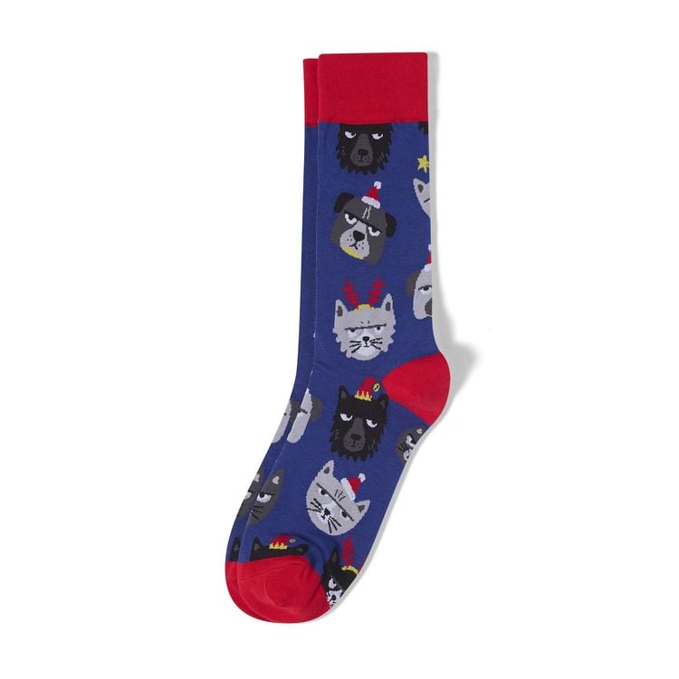Produktbild: Socke "Grumpy Christmas". Gr. 36-41