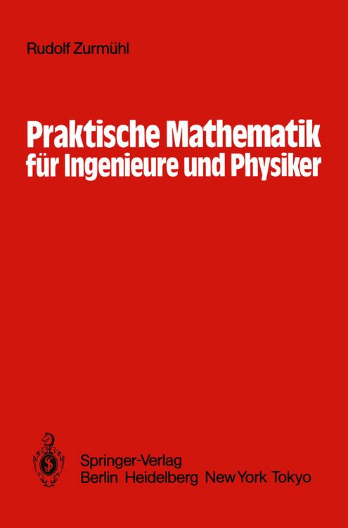 Produktbild: Praktische Mathematik f&uuml;r Ingenieure und Physiker