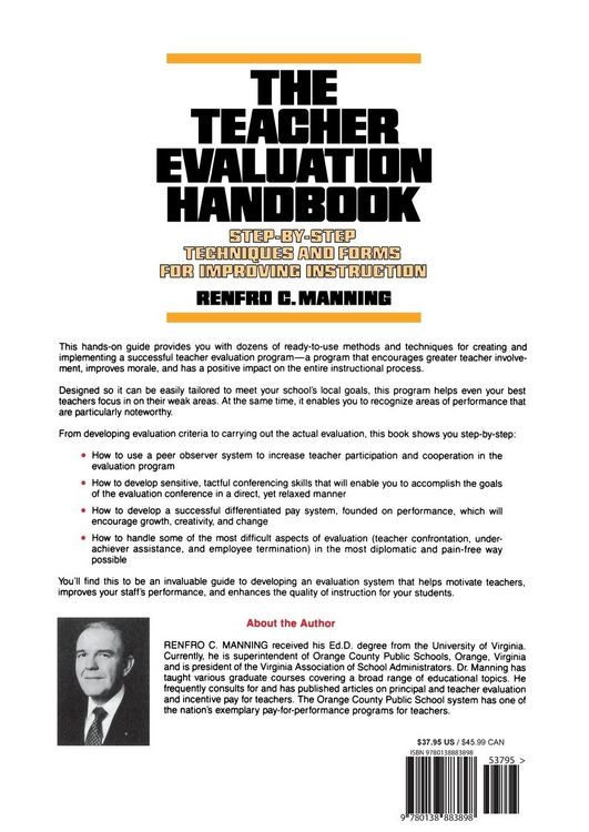 Produktbild: The Teacher Evaluation Handbook