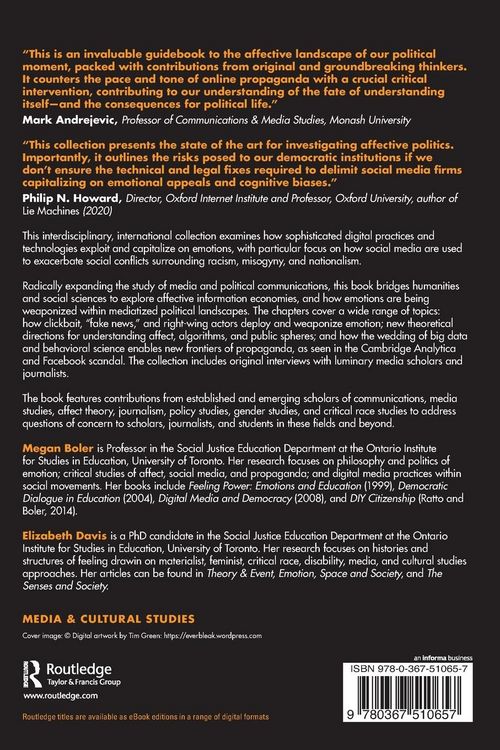 Produktbild: Affective Politics of Digital Media