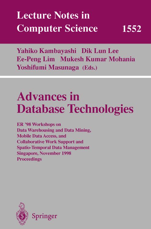 Produktbild: Advances in Database Technologies