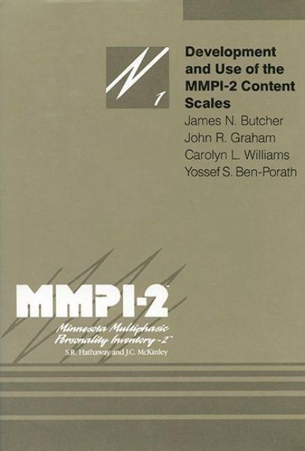 Produktbild: Development and Use of the Mmpi-2 Content Scales