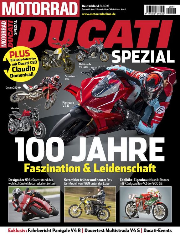 Produktbild: Motorrad Ducati Spezial 2026