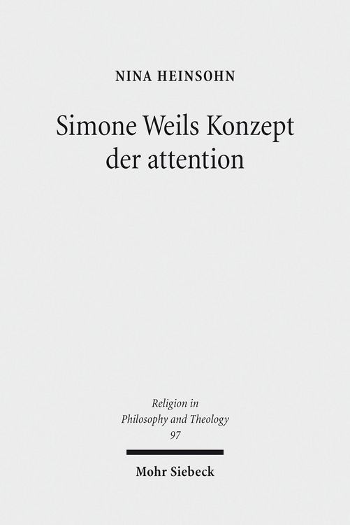 Produktbild: Simone Weils Konzept der attention