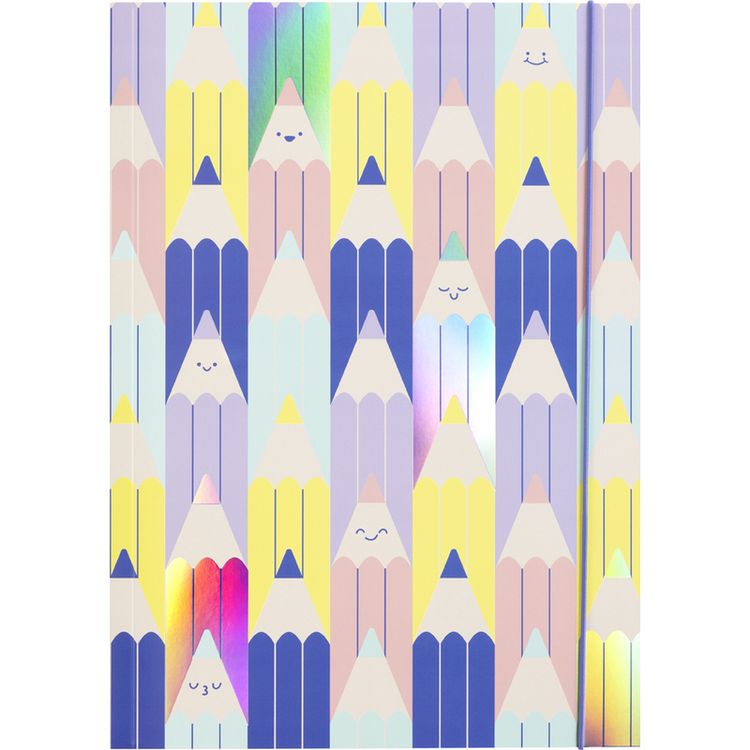Produktbild: Sammelmappe A3 HOTFOIL COLOURFUL PENCILS