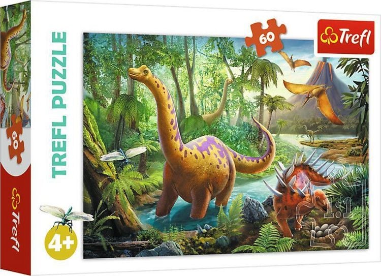 Produktbild: Puzzle 60 - Dinosaurier