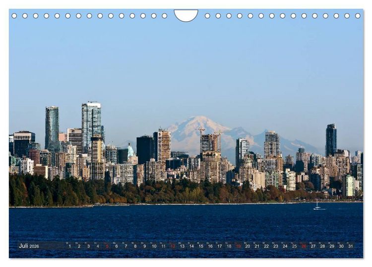 Produktbild: Vancouver Perspektiven (Wandkalender 2026 DIN A4 quer), CALVENDO Monatskalender