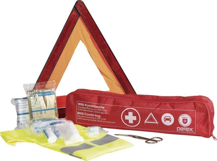Produktbild: Malteser 43999712 Verbandtasche Inkl. Warnweste, Inkl. Warndreieck DIN 13164 02-2022 1St.