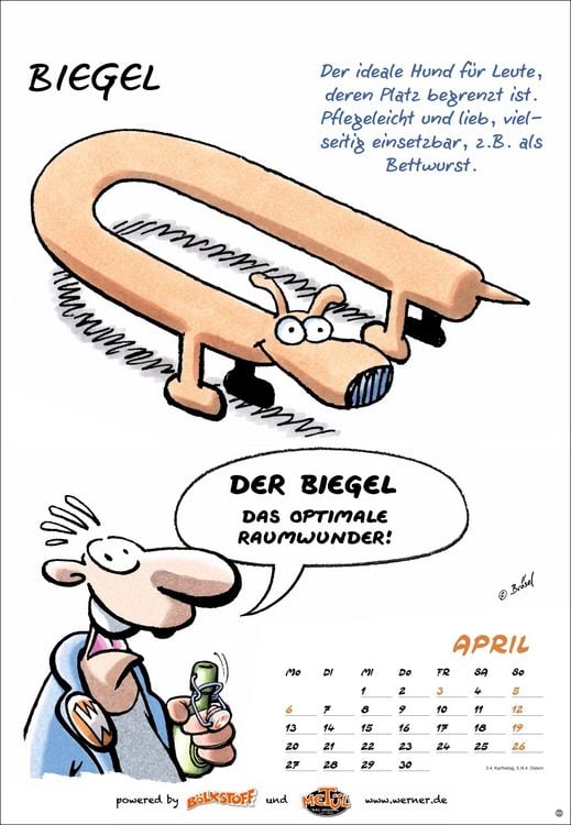 Produktbild: Werner Kalender 2026