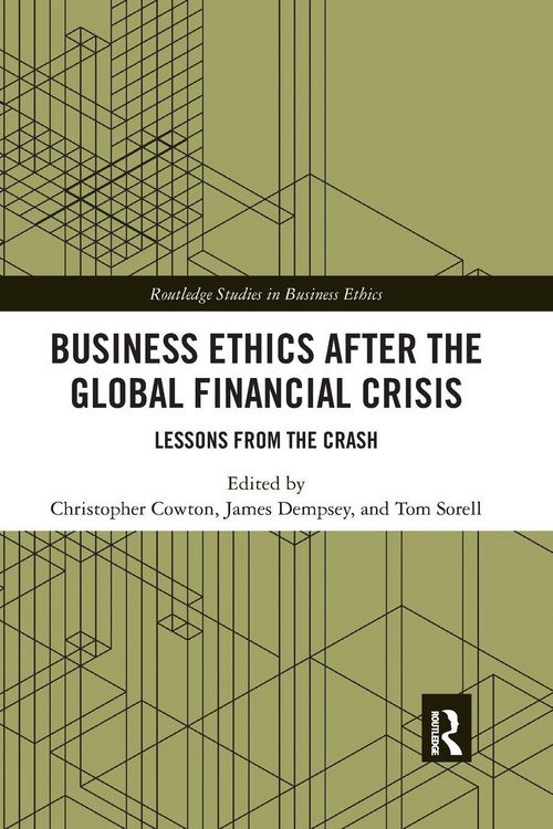 Produktbild: Business Ethics After the Global Financial Crisis