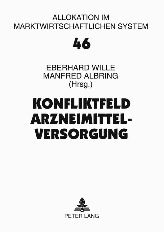 Produktbild: Konfliktfeld Arzneimittelversorgung