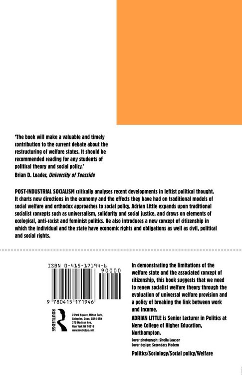 Produktbild: Post-Industrial Socialism