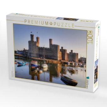 Produktbild: CALVENDO Puzzle Caernarfon Castle | 1000 Teile Lege-Gr&ouml;&szlig;e 64x48cm Foto-Puzzle f&uuml;r gl&uuml;ckliche Stunden