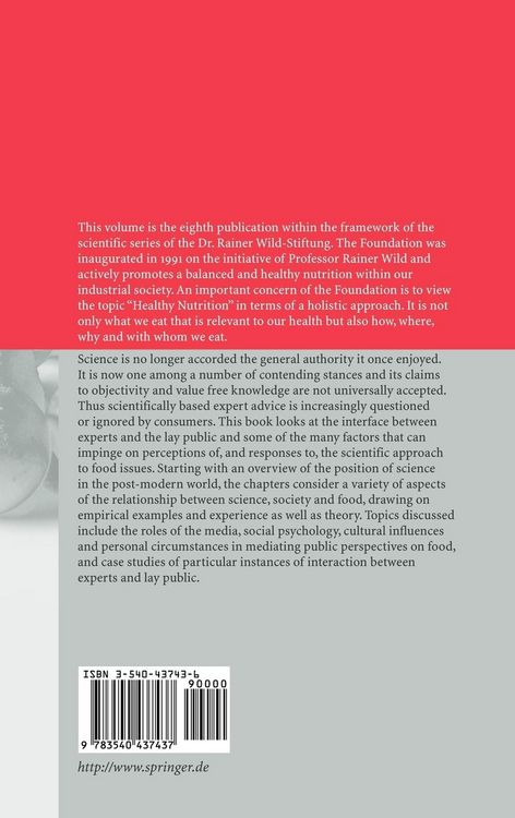 Produktbild: Food, Science and Society