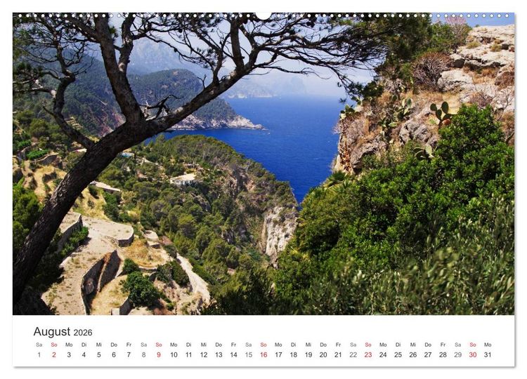 Produktbild: Mallorca - auf in den Urlaub (Wandkalender 2026 DIN A2 quer), CALVENDO Monatskalender