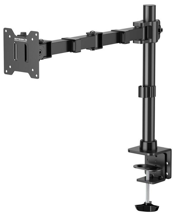 Produktbild: SpeaKa Professional Monitor-Tischhalterung SP-MM-211 1 Display(s) 43,2cm (17\") - 124,5cm (49\") Schwarz H&ouml;henverstellbar, Drehbar