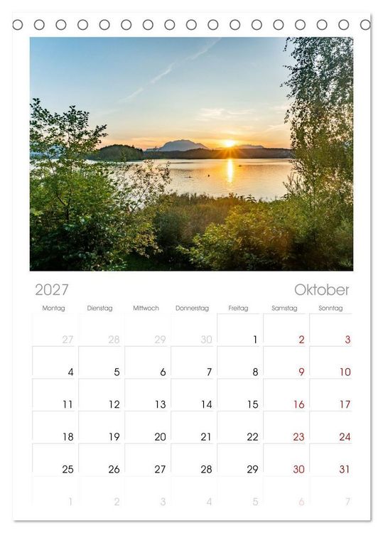 Produktbild: Tischplaner 2027 - Der wundersch&ouml;ne Faaker See in K&auml;rnten (A5 Tischkalender zum Aufstellen) CALVENDO