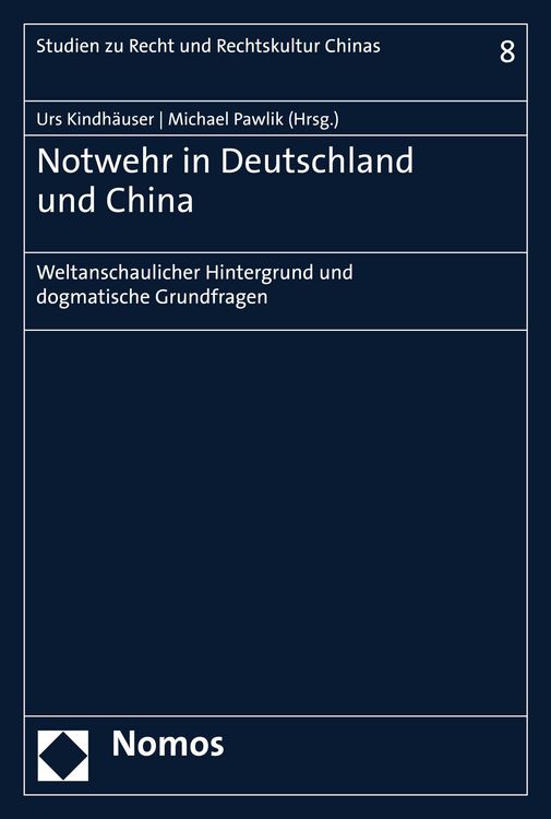 Produktbild: Notwehr in Deutschland und China