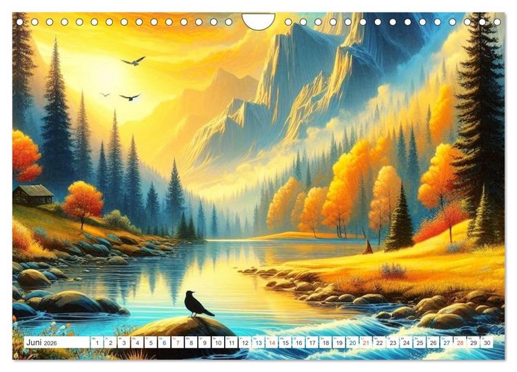 Produktbild: Futurplaneten (Wandkalender 2026 DIN A4 quer), CALVENDO Monatskalender