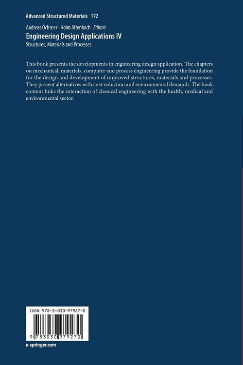 Produktbild: Engineering Design Applications IV