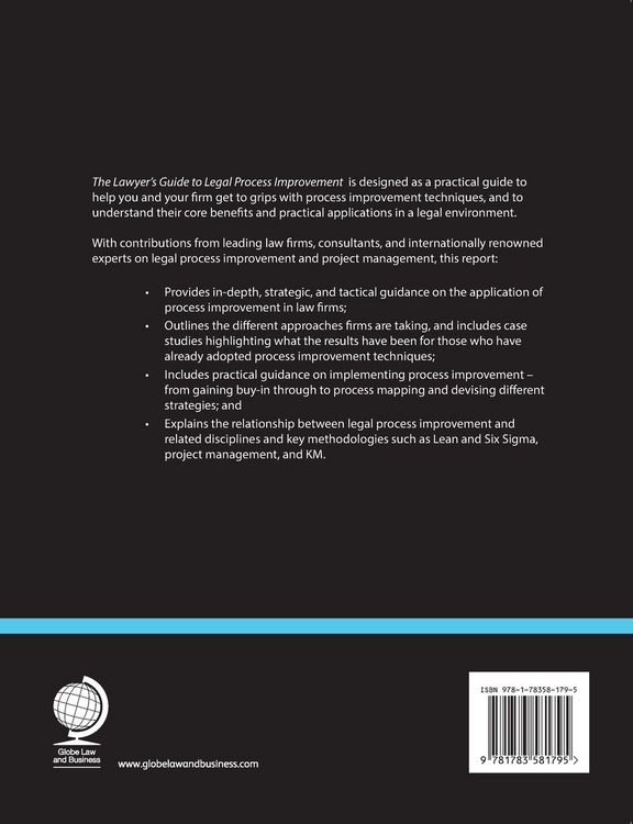 Produktbild: The Lawyer's Guide to Legal Process Improvement