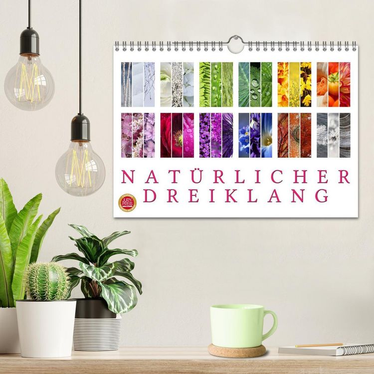 Produktbild: Nat&uuml;rlicher Dreiklang (Wandkalender 2026 DIN A4 quer), CALVENDO Monatskalender
