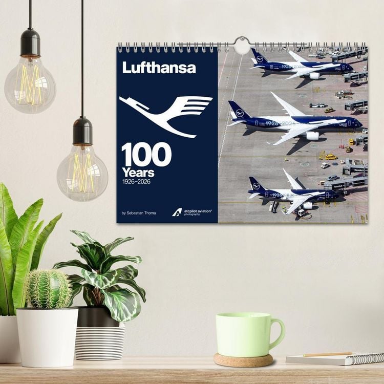 Produktbild: Lufthansa 100 Years (Wandkalender 2027 DIN A4 quer), CALVENDO Monatskalender