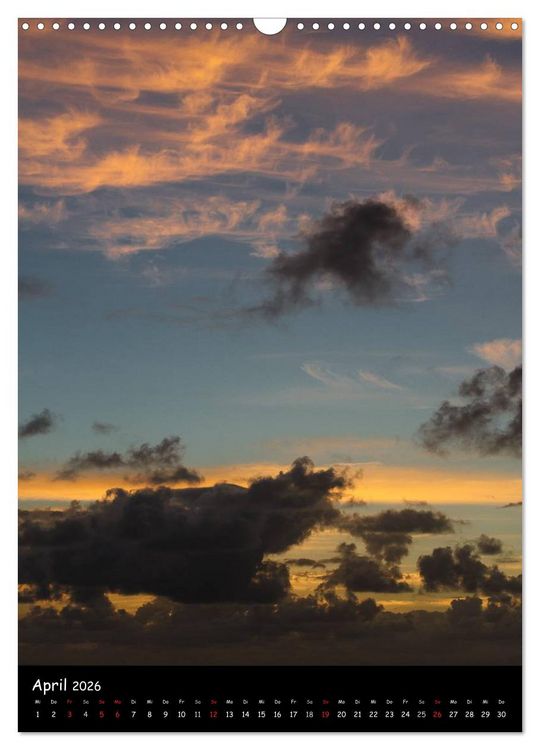 Produktbild: Hawaiian Sunsets (Wandkalender 2026 DIN A3 hoch), CALVENDO Monatskalender