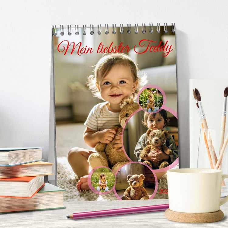 Produktbild: Mein liebster Teddy (Tischkalender 2027 DIN A5 hoch), CALVENDO Monatskalender