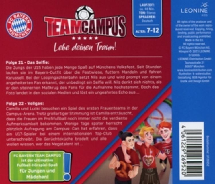 Produktbild: FC Bayern Team Campus (Fußball) (CD 11)