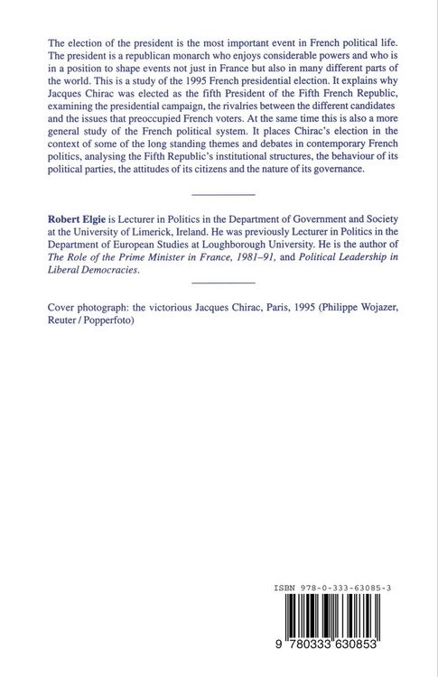 Produktbild: Electing the French President