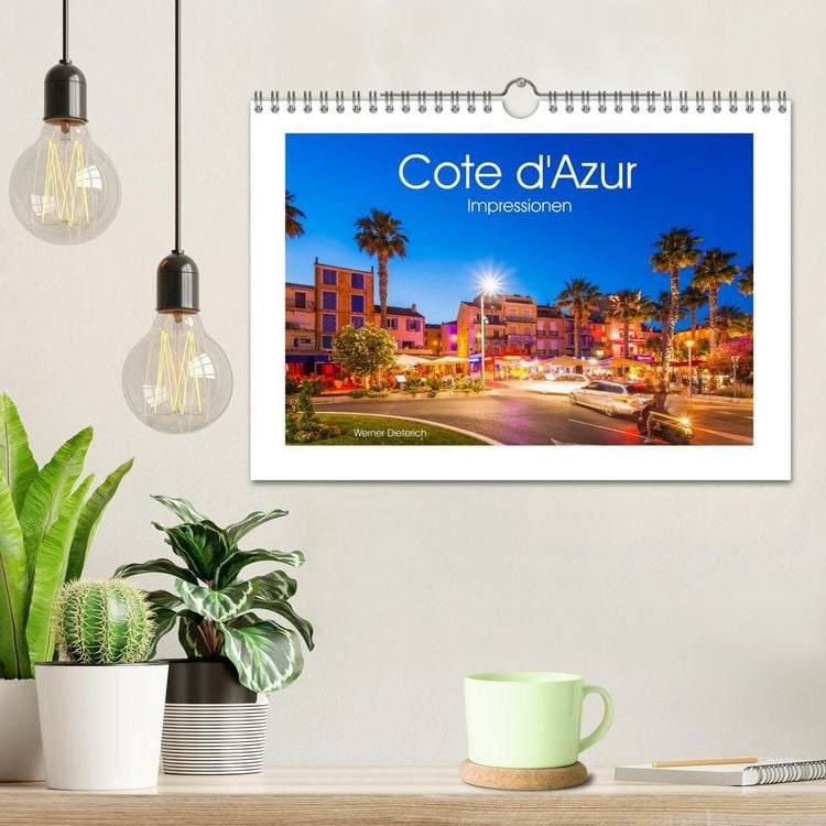Produktbild: COTE D'AZUR Impressionen (Wandkalender 2027 DIN A4 quer), CALVENDO Monatskalender