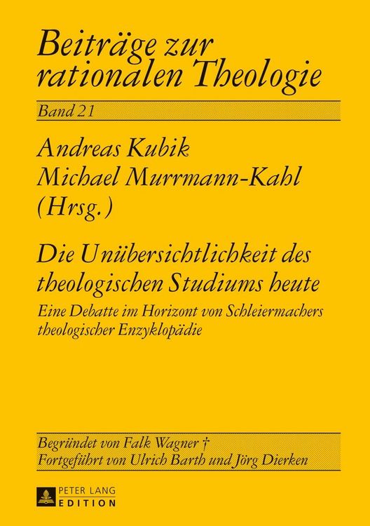 Produktbild: Die Un&uuml;bersichtlichkeit des theologischen Studiums heute