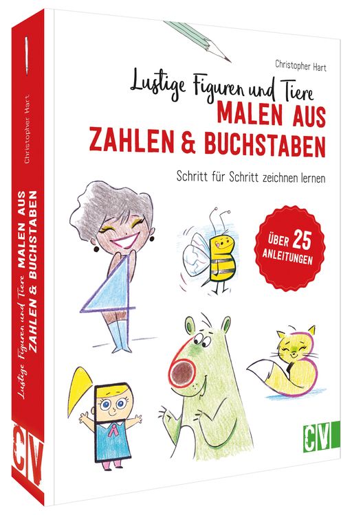 Produktbild: Lustige Figuren und Tiere malen aus Zahlen & Buchstaben