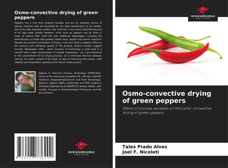 Produktbild: Osmo-convective drying of green peppers