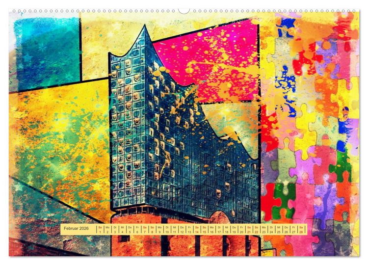 Produktbild: In Hamburg sagt man ... (hochwertiger Premium Wandkalender 2026 DIN A2 quer), Kunstdruck in Hochglanz