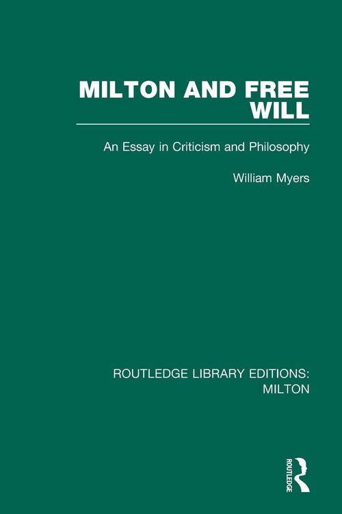 Produktbild: Milton and Free Will