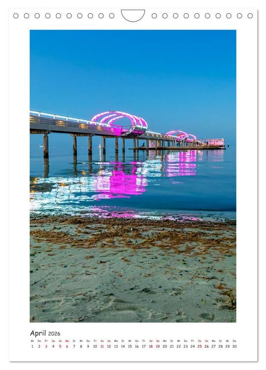Produktbild: L&uuml;becker Bucht Seeb&auml;der an der Ostsee (Wandkalender 2026 DIN A4 hoch), CALVENDO Monatskalender