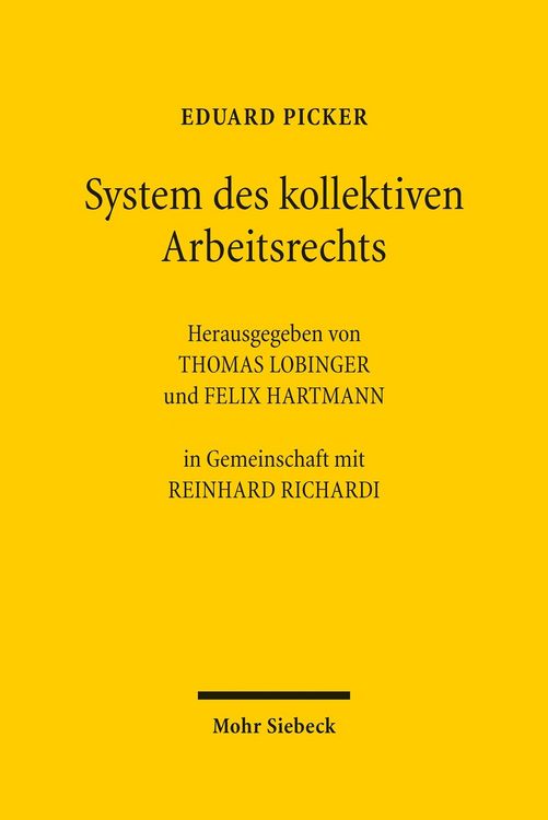 Produktbild: System des kollektiven Arbeitsrechts