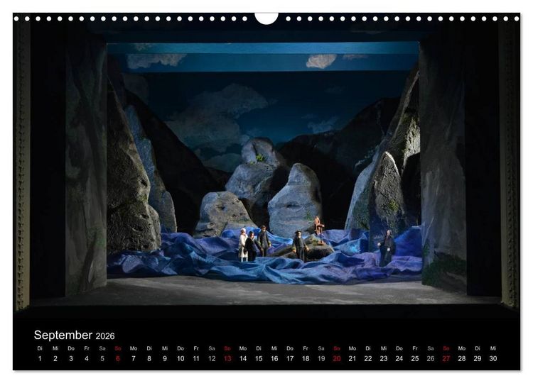 Produktbild: B&uuml;hnenbildmodelle (Wandkalender 2026 DIN A3 quer), CALVENDO Monatskalender
