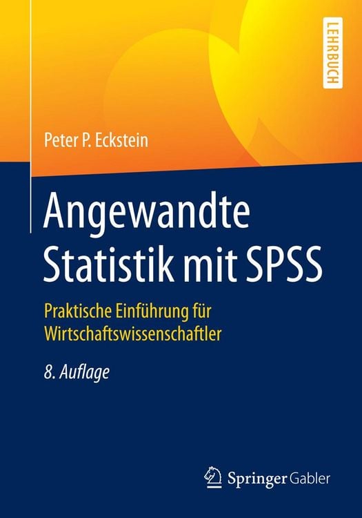 Produktbild: Angewandte Statistik mit SPSS