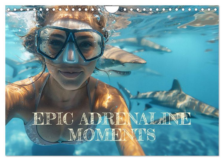 Produktbild: Epic Adrenaline Moments (Wall Calendar 2026 DIN A4 landscape), CALVENDO 12 Month Wall Calendar