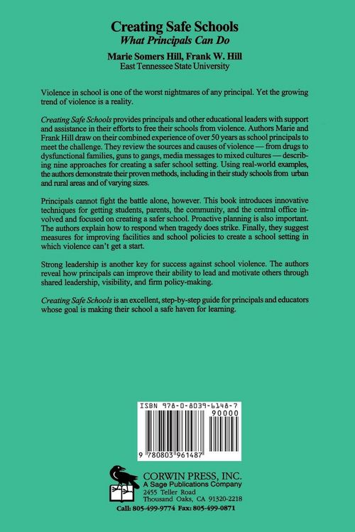 Produktbild: Creating Safe Schools