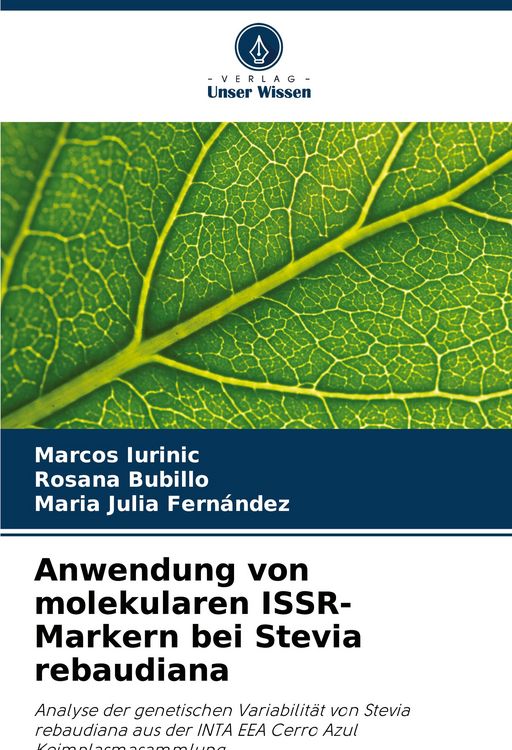 Produktbild: Anwendung von molekularen ISSR-Markern bei Stevia rebaudiana